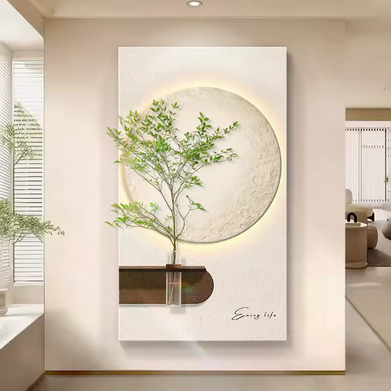 Panneau Mural Artistique 3D avec LED – Décoration Moderne et Élégante - Décoration murale Zelor