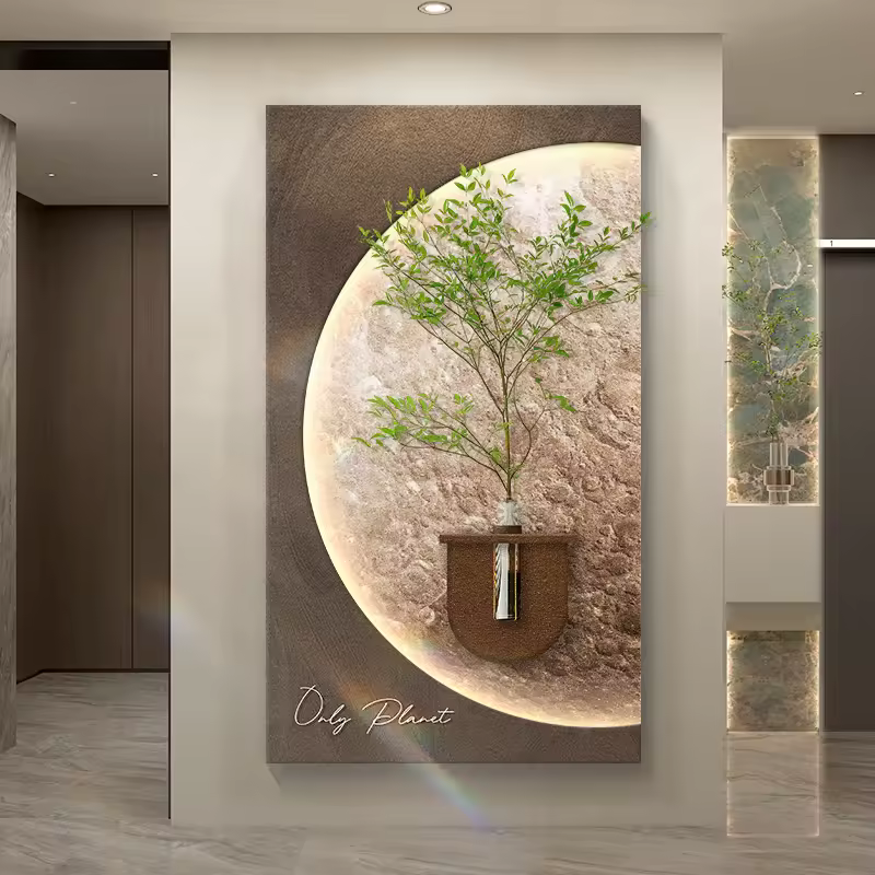Panneau Mural Artistique 3D avec LED – Décoration Moderne et Élégante
 - Décoration murale Zelor